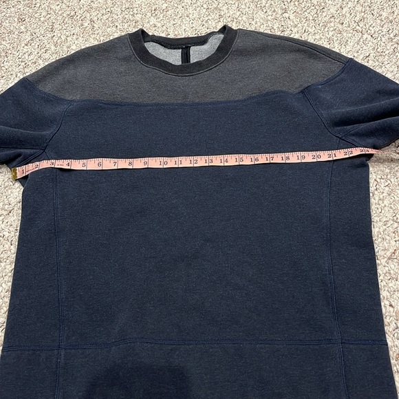 Lululemon Men's Revolve Long Sleeve Crew Neck Sweatshirt Sz M Active Lounge - Picture 4 of 8